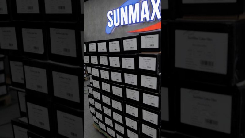 Большая поставка виниловой пленки SunMax в Питере #shorts #питер