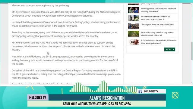 How Alan Kyeremanteng DECEIVED Ghanaians before RESIGNING