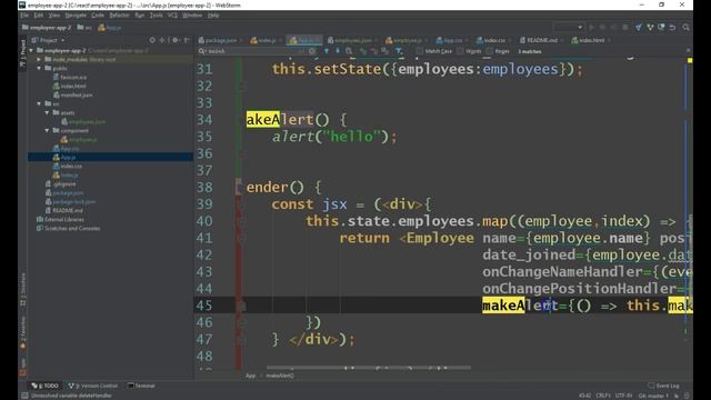 react delete Event Handling смотреть онлайн