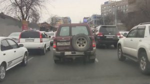 пробки во Владивостока