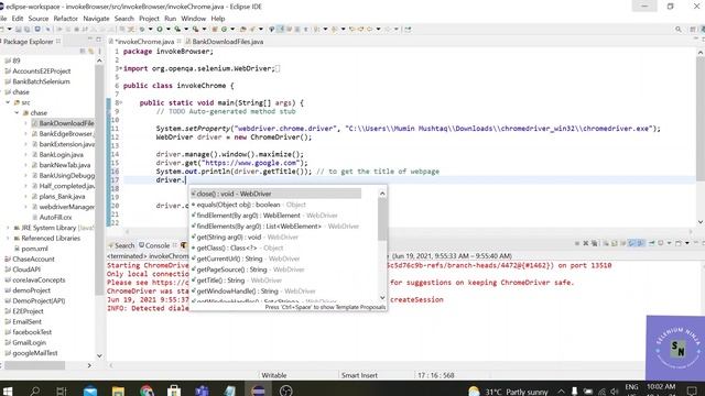 Basic WebDriver Methods | How to run your first selenium test | Selenium test for beginners