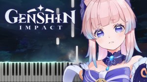 Sangonomiya Shrine (Daytime) (Genshin Impact) - Synthesia / КАВЕР НА ПИАНИНО