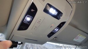 Установка LED плафона Audi A6 C7 (подключение LIN и кодировка)