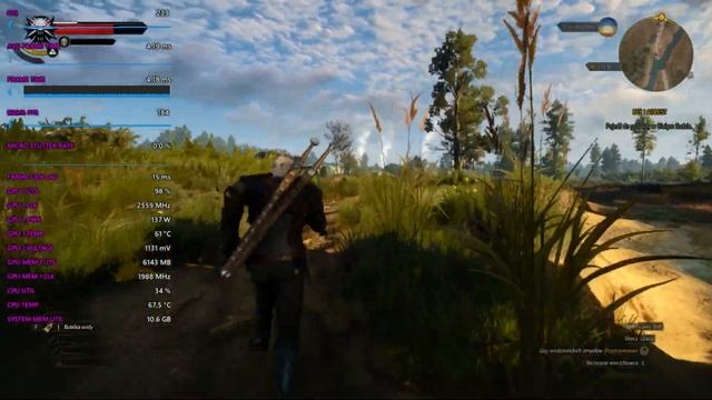 AMD Fluid Motion Frames quick test The Witcher 3 Wild Hunt Next Gen RX6700 10 GB смотреть онлайн
