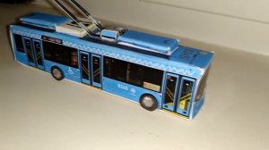 Модель троллейбуса БКМ 321 №8345