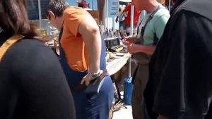 "Блошиный рынок" в Центре Будапешта. Венгрия.
