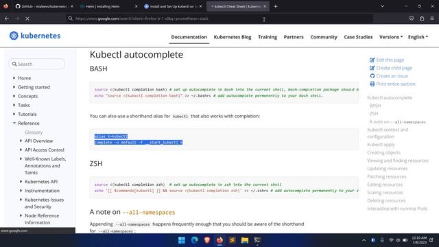 Kubernetes Installation on Ubuntu 22.04 with Prometheus/Grafana stack.