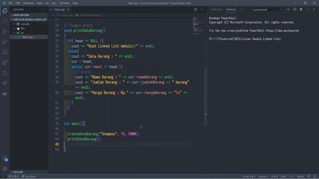 #4D.1 Konsep dan Implementasi Circular Double Linked List di C++ | STRUKTUR DATA смотреть онлайн