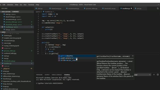 13- Computer Vision - Trackbar for images tuning [Arabic] смотреть онлайн