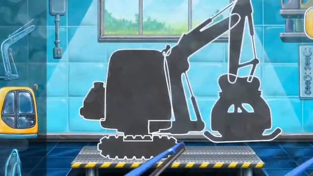 Самосвал строит домик! Игра для детей смотреть онлайн