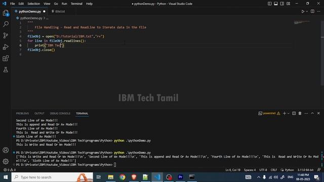 File Handling Read and Readlines using Python in Tamil - Part 4 | Python Tutorial for Beginners