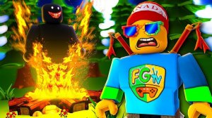 КЕМПИНГ КОНЦОВКА: ЮРОК ПРОПАЛ МНЕ СТРАШНО Roblox CAMPING Sleepover (ЧАСТЬ 6)