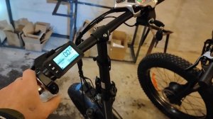 e bike, электровелосипед фэтбайк складной 20 колеса 1000w/20ah задний привод.