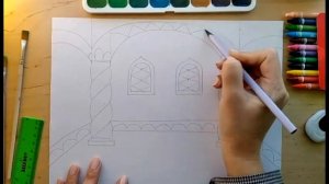 Урок ИЗО 4 класс "Узорочье теремов"