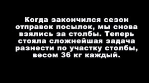 Бетонные столбы на шпалеру для малины и ежевики. Часть 1