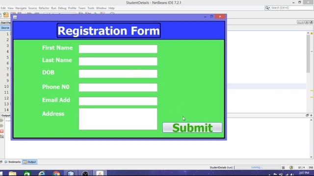 How To make Student Registration Form and Full validation On java Netbeans смотреть онлайн