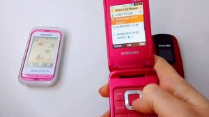 Samsung E2210 & Samsung GT-C3520 / Incoming calls & Retro Ringtones & outgoing calls & call on hold