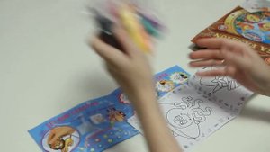 Набор витражных красок с трафаретами "Морской гламур", ТМ "Оранжевый слон"