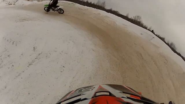 Мотокросс - Тренировка - Дубна 08-09.01.2015 смотреть онлайн