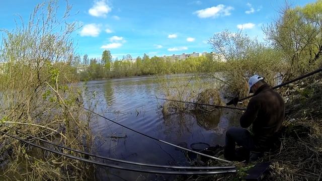 Рыбалка в черте города.Ловля рыбы на штекер в Орехово-Зуево смотреть онлайн