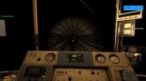 Поездка по карте gm_metronvl. Перегон: Приморская-Рыбацкое