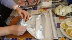 Рыба запеченая на углях! Толстолоб на мангале