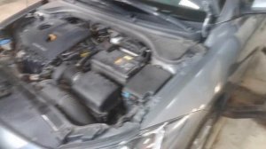 Вторая частичная замена масла АКПП. Замена масла ДВС. Ревизия тормозов. Elantra AD (53300 км).