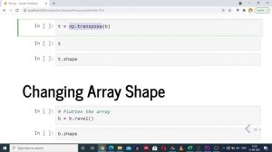 How to Transpose Numpy Array