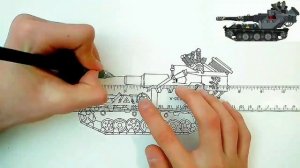 Как нарисовать танк ваффентрагер || How to draw a vaffentrager tank