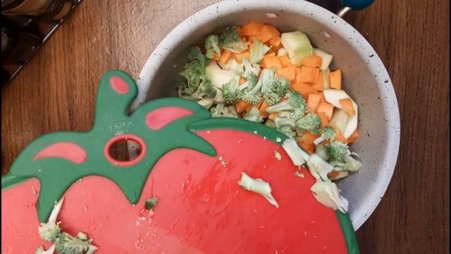 #ДетскоеПитание! Пюре из кабачков брокколи и морковью!!!