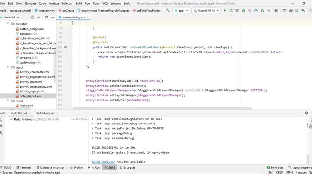 Notes app in android studio | Android studio notes app tutorial | Part -11 | Tech Projects смотреть онлайн