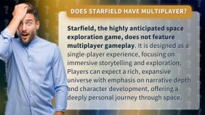 Does Starfield have multiplayer?