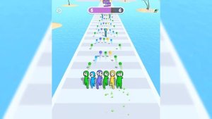 ЭВОЛЮЦИЯ БЕГУЩИХ ЧЕЛОВЕЧКОВ, МАКСИМАЛЬНЫЙ УРОВЕНЬ  Merge Grabber