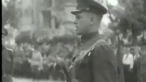 Партизанский парад в Орле 1943