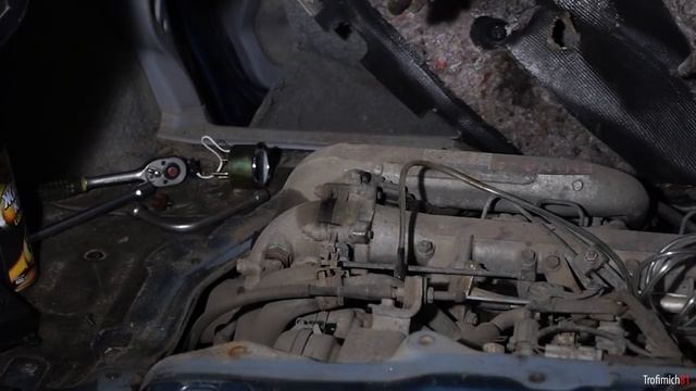 ДИЗЕЛЬ ПЛОХО ЗАВОДИТСЯ на горячую. Чистка датчика t на впуске. 3C-TE смотреть онлайн