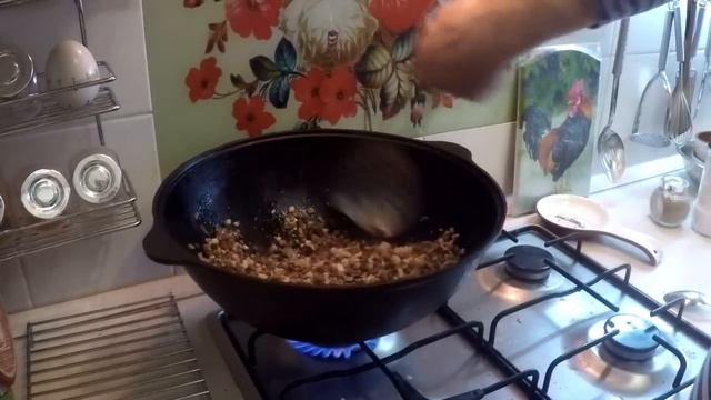 Казан у Сан Сергеича. Бахш - еврейский плов.