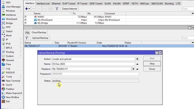 How To Create And Uplaod MikroTik Backup in MikroTik Cloud 2024