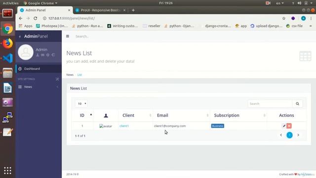 Customize News List | Python and Django