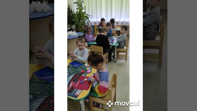 Группа №5 "Почемучки" Лепка из воздушного пластилина "Воздушная фантазия"