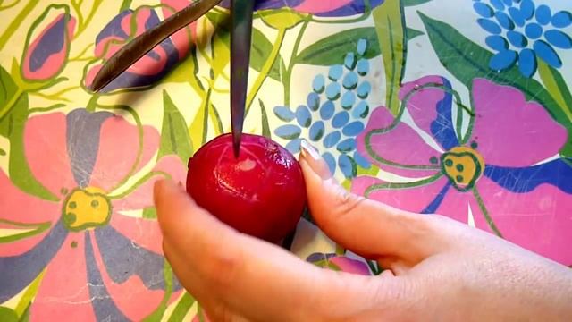 Цветы из редиса. Украшения из овощей. Decoration Of Vegetables