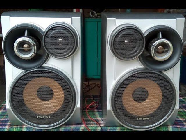 Восстановление корпусов колонок, от музыкального центра Samsung, подручными материалами....... смотреть онлайн