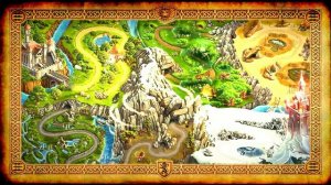 футаж старая волшебная карта видео