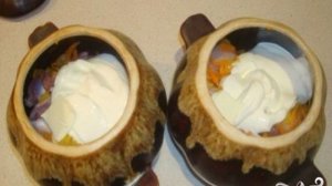 Куриные желудки в горшочках