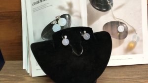 Norrsken. Серьги «Вечный кварцит».