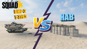 Быстрый обзор|BMP-2, T-72B3 VS HAB.