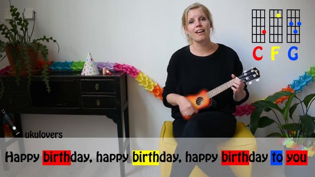 Dag 4 Happy Birthday #10dagenukulele смотреть онлайн