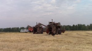 Уборочная 2017, село Пески