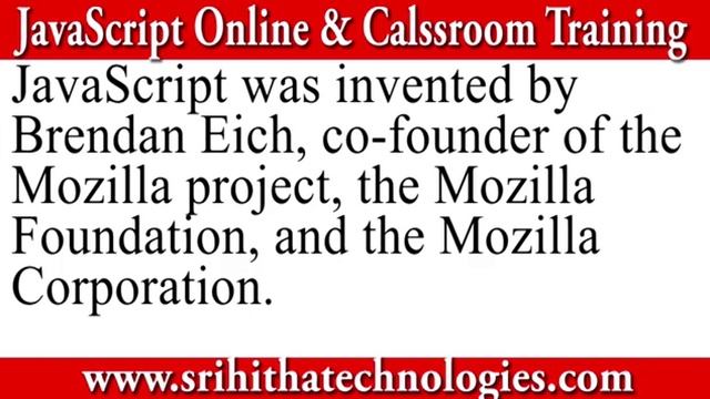 JavaScript Online Tutorial,JavaScript Online Training,JavaScript Online Training In India,JavaScrip