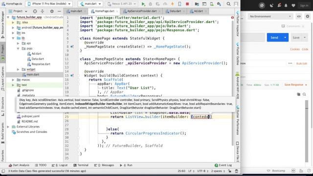 Future Builder In Flutter | Api call in flutter | Flutter Cache