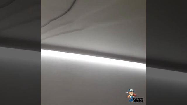 парящий потолок с подсветкой  #парящийпотолокмоскаа  #потолоксподсветкой